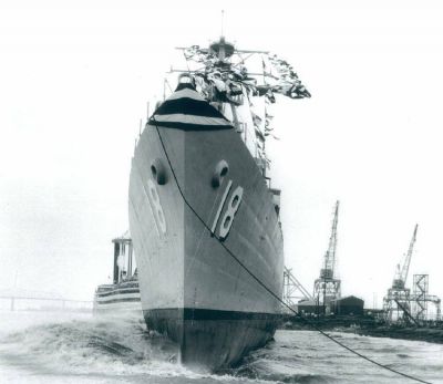 Hitting the water for the first time, 20 May 1961
