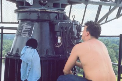 TC pondering his radar.

