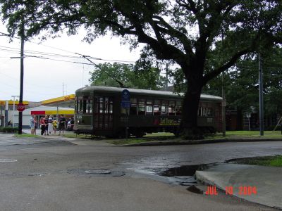 Streetcar on Carrollton Ave.
